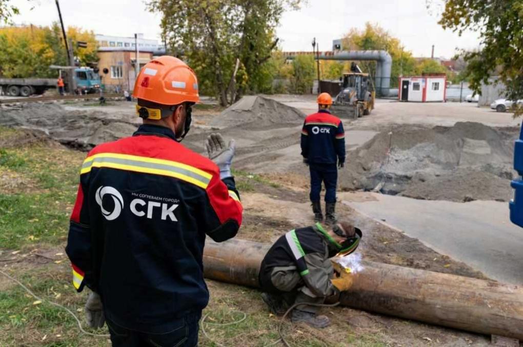 В Новосибирске прошли учения по ликвидации масштабной аварии на теплосетях