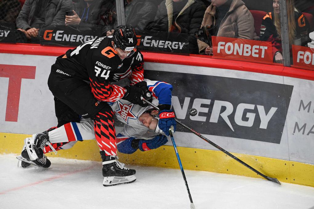 «Авангард» проиграл СКА в матче в честь 75-летия омского хоккея