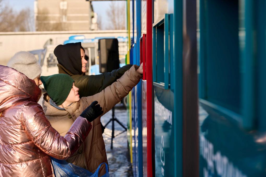 В Омске открылась экостанция по приёму вторсырья
