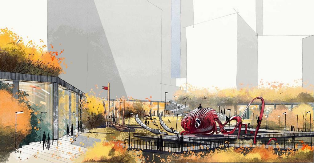 Джунгли у озера: как в Новосибирске преобразят Журинский спуск