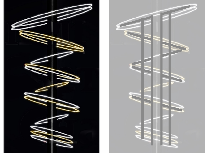 Омские улицы украсят светодиодными консолями с мерцающими кольцами