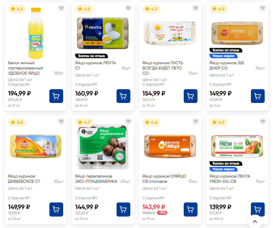 Цена перевалила за 160 рублей: в Новосибирске заметно подорожали яйца — что предлагают местные супермаркеты?