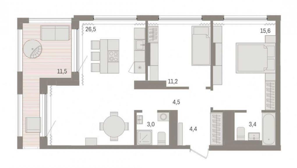 В «Кварталах Драверта» в Омске открыли квартиру-шоурум