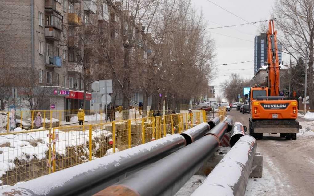 В Новосибирске энергетики заменили больше 6 км теплосетей до наступления лета