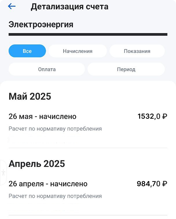 Прозрачные начисления: как проверить правильность счёта за свет в мобильном приложении