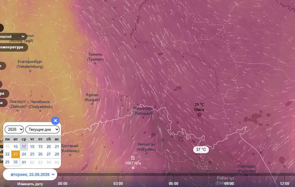 Омскую область накроет волна адской жары до +37 °C