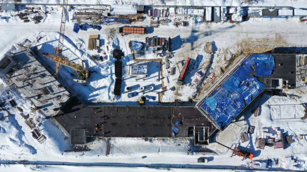 Группа «ВИС» показала фото со строек новых поликлиник Новосибирска