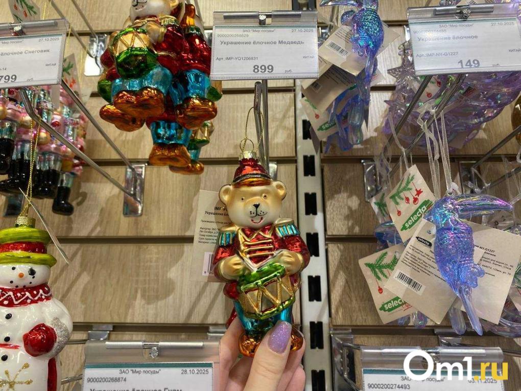 Какие игрушки на ёлку можно купить в Омске и сколько они стоят: обзор магазинов