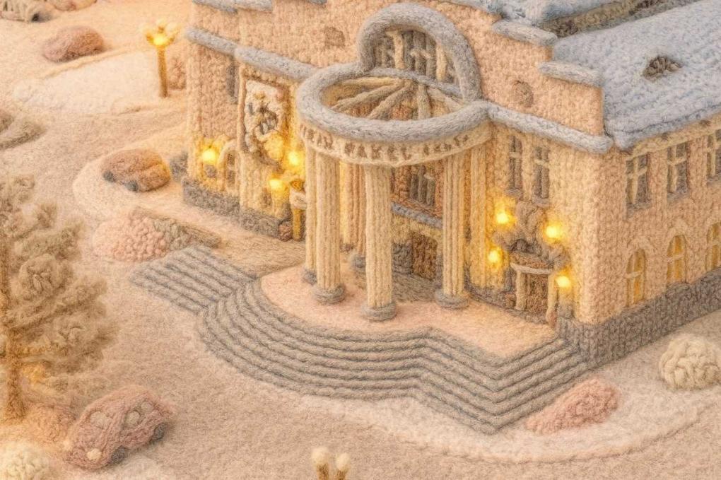 Вязаный Новосибирск: министерство культуры представило необычный взгляд на знаковые здания города