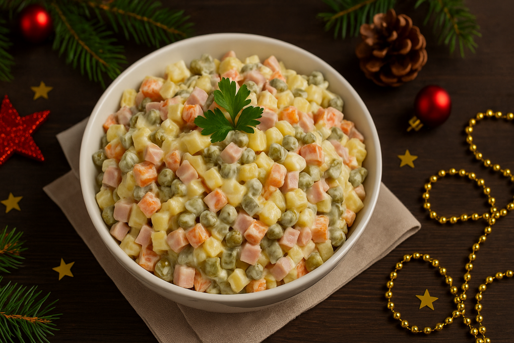 Топ-5 салатов для новогоднего стола: от классики до эффектных новинок