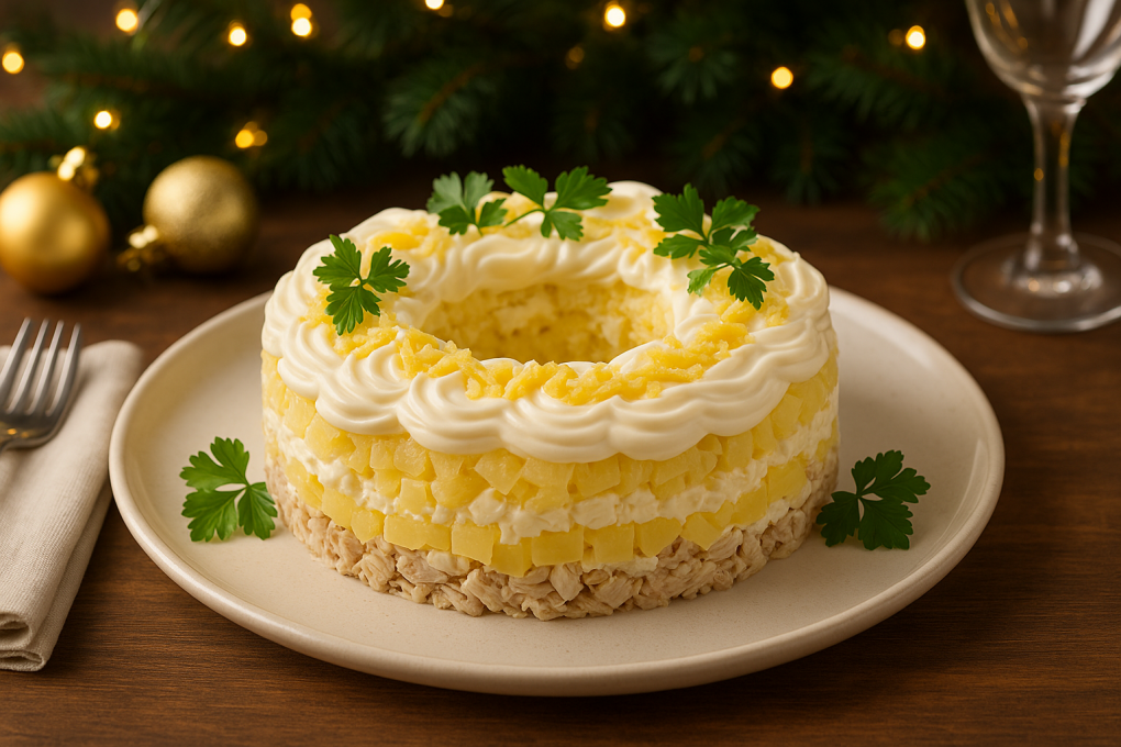 Топ-5 салатов для новогоднего стола: от классики до эффектных новинок