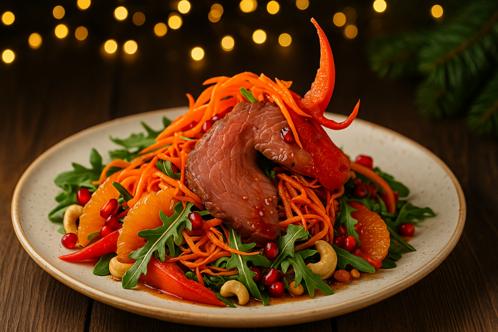 Топ-5 салатов для новогоднего стола: от классики до эффектных новинок