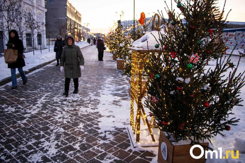 Тёплая сцена, ёлочки и каток: в Омске дали старт «Зимнему Любинскому-2026»