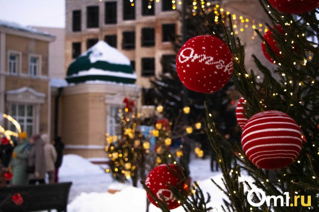 Тёплая сцена, ёлочки и каток: в Омске дали старт «Зимнему Любинскому-2026»