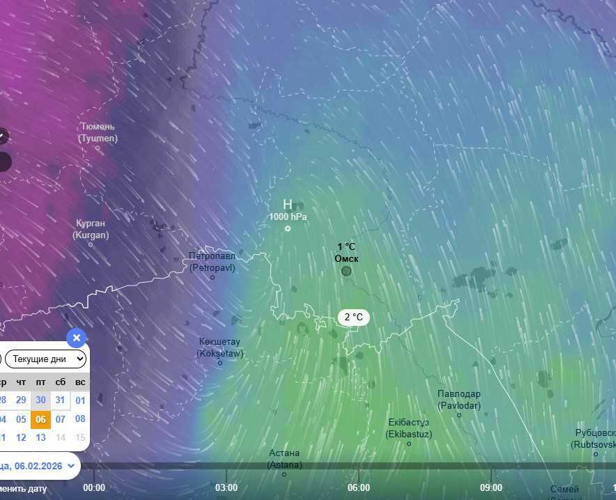 От +2 до -34: в Омской области в феврале резко изменится погода
