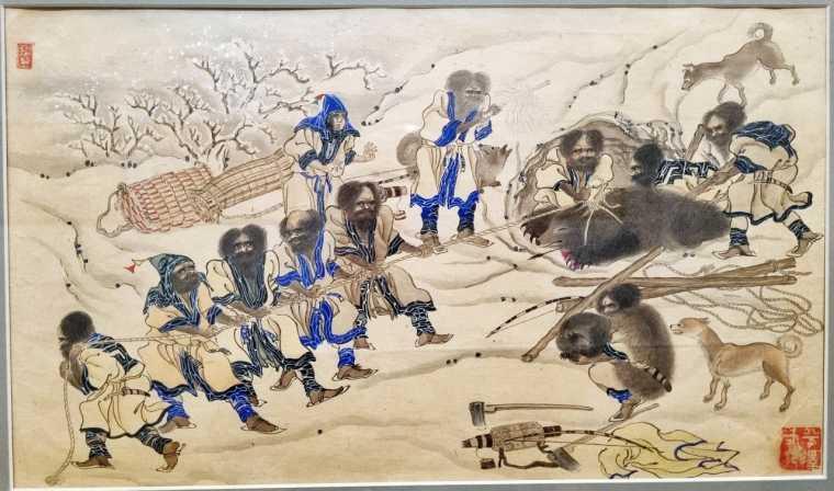 Омичи могут увидеть акварели, изменившие представление о жизни целого народа