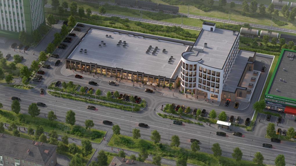 Долгострой в Первомайском районе станет современным пятиэтажным офисом с торговой галереей