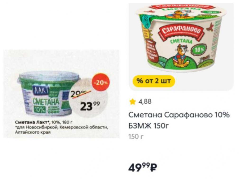 Масло 99 рублей, сметана 23 рубля — как менялись цены на продукты в Новосибирске с 2021 до 2026 года. Изучаем старый каталог «Пятёрочки»