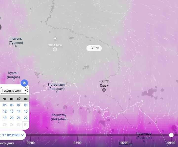 Зима не прощается: в Омской области ударят жёсткие морозы до -39