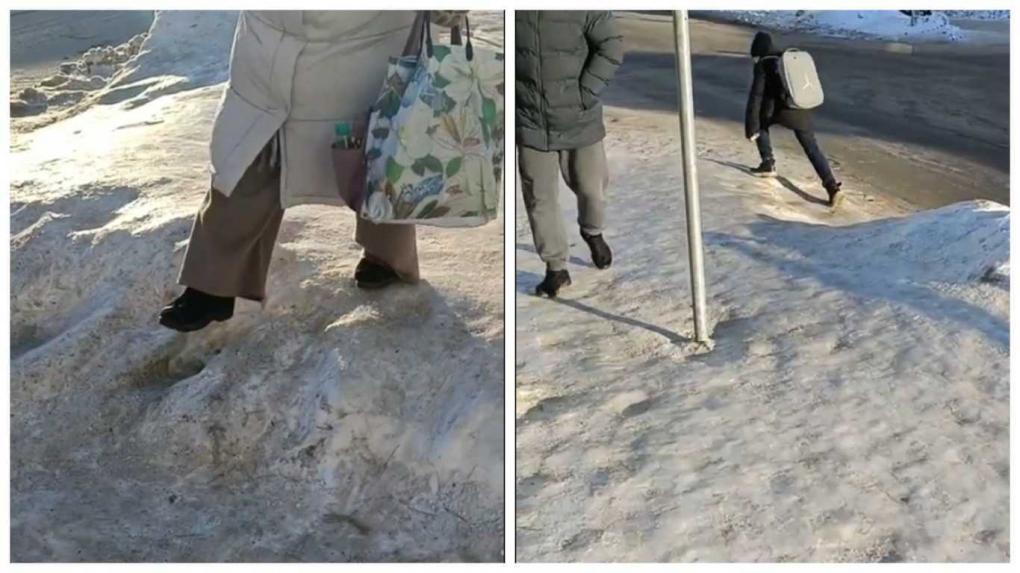 Антирейтинг по гололёду: какие районы Новосибирска самые опасные для пешеходов