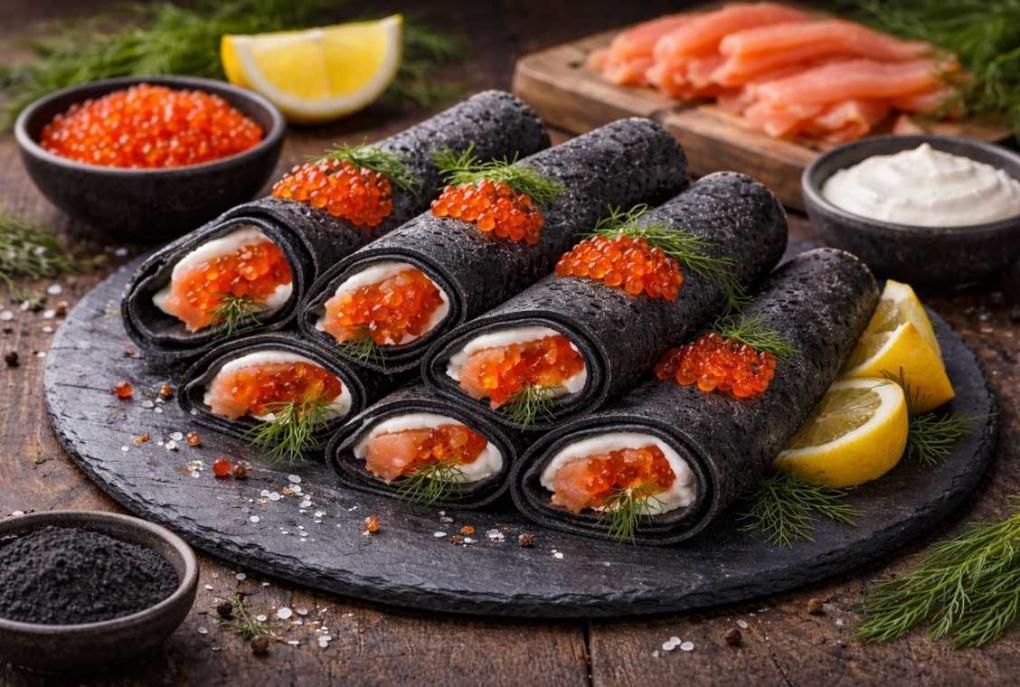 Топ-5 необычных блинов для омичей: от чёрных с лососем до блинов во фритюре