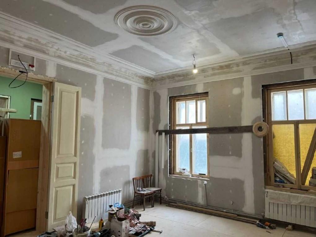 Опубликованы фотографии ремонтируемого Музея городского быта в Омске