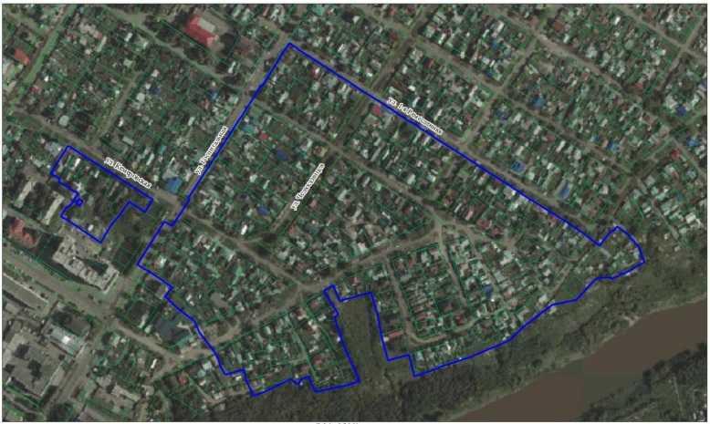 В Омске хотят снести кусок частного сектора в форме лежащего верблюда