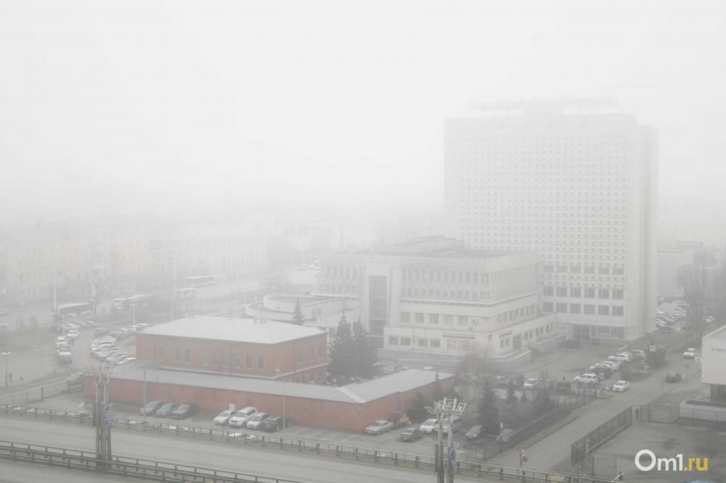 Как Омск превратился в Сайлент Хилл из-за тумана: посмотрите на это сами