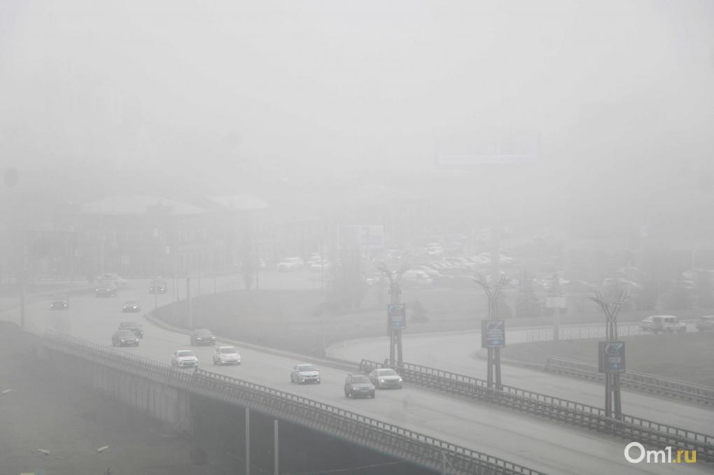 Как Омск превратился в Сайлент Хилл из-за тумана: посмотрите на это сами