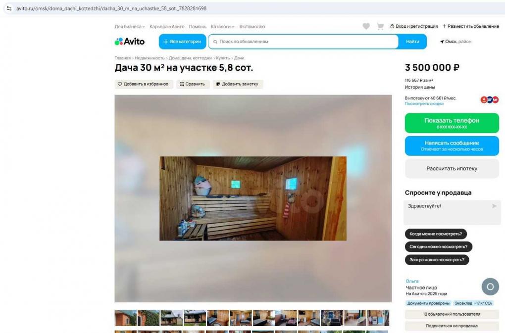 От дачи с баней до A-frame: в Омске составили подборку участков