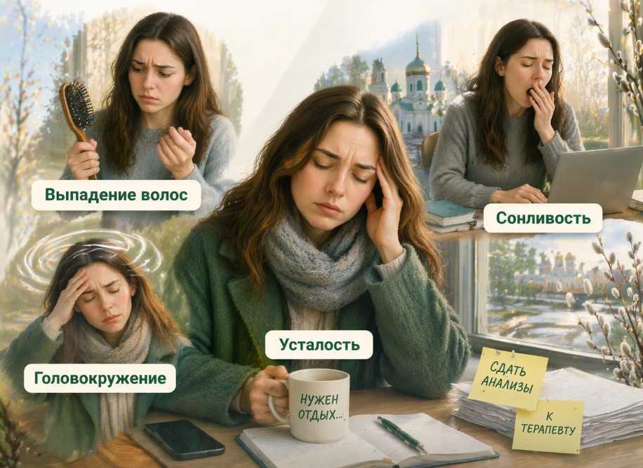 Усталость — не норма: врач рассказала, от нехватки каких витаминов омичи страдают весной