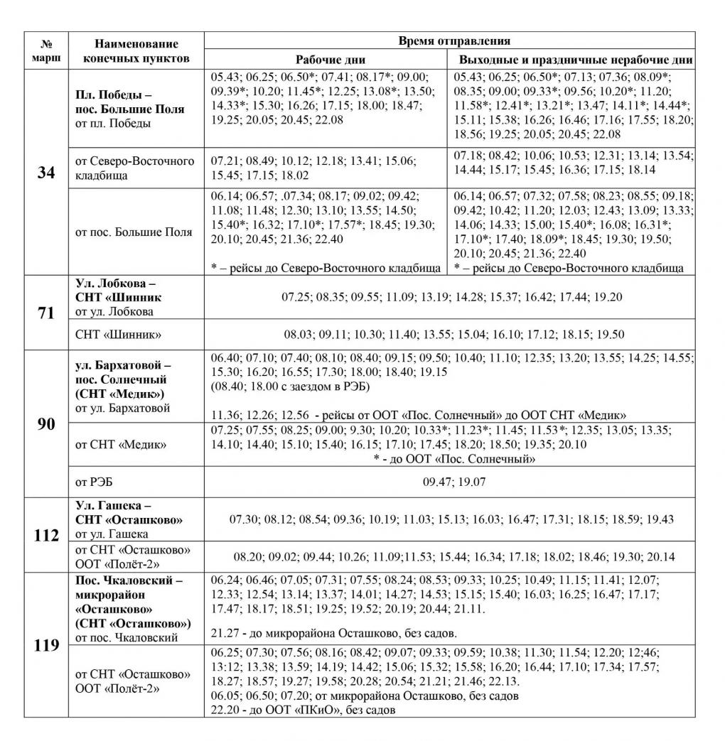 В Омске с 1 мая начинают работу сезонные дачные автобусы
