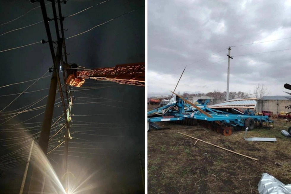 «Как бумагу»: ураган в Новосибирской области срывал крыши и линии электропередач