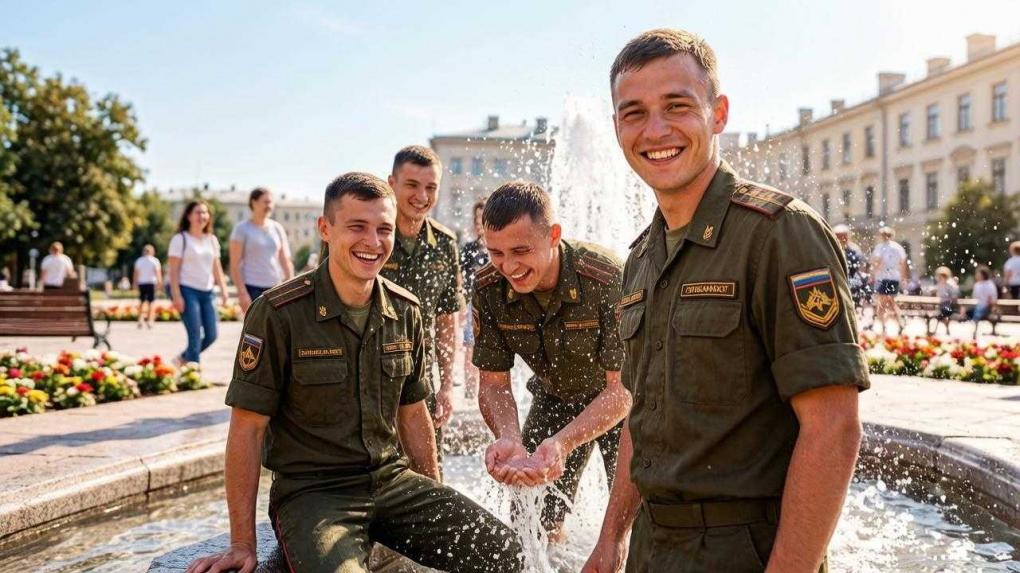 Зелёные фуражки и массовые купания в фонтанах — Новосибирск замер в ожидании Дня пограничника. Чем знаменит праздник?