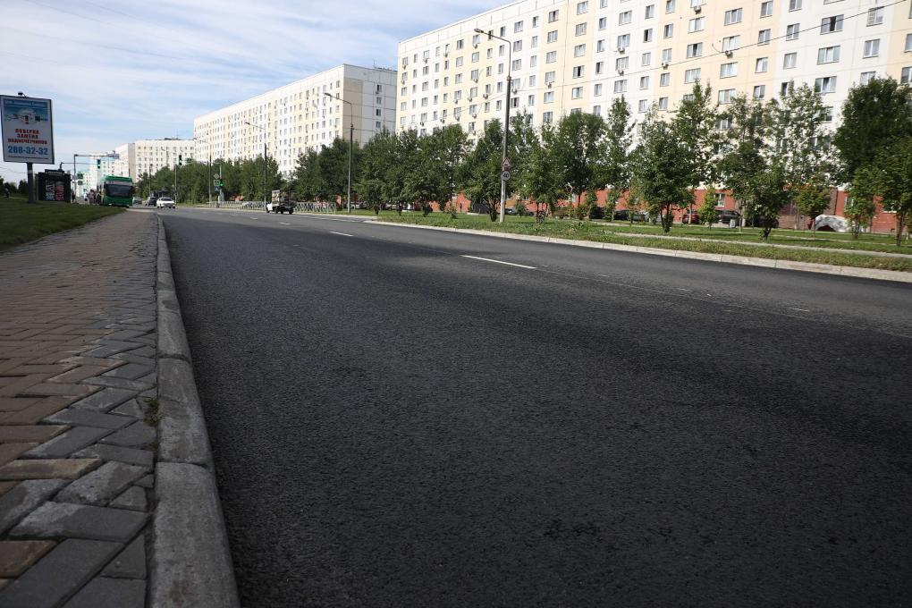 В Новосибирске через неделю планируют завершить ремонт улицы Татьяны Снежиной