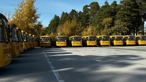 49 новых школьных автобусов переданы в образовательные организации Новосибирской области