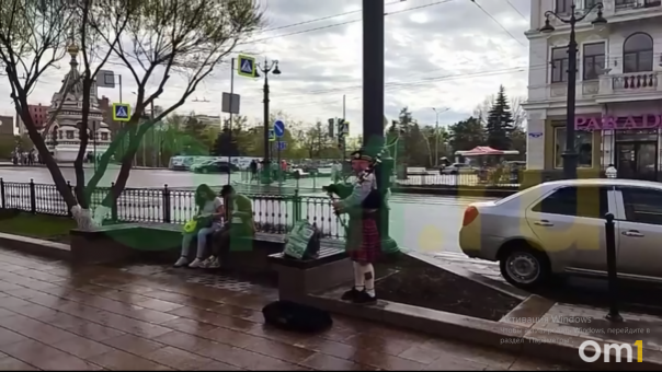 В Омске сыграли «Катюшу» на волынке