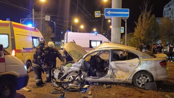 Появилось видео смертельной аварии на Московке-2 в Омске