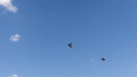 Новое видео полета БПЛА С-70 «Охотник» появилось в сети