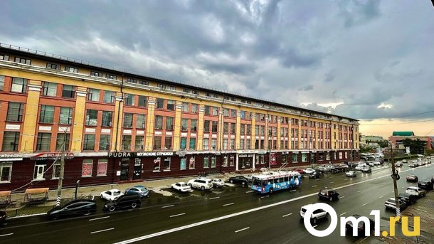 В Омске прогремела первая весенняя гроза