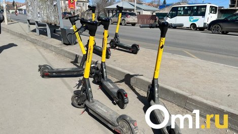 В Омской области первоклассница упала с электросамоката