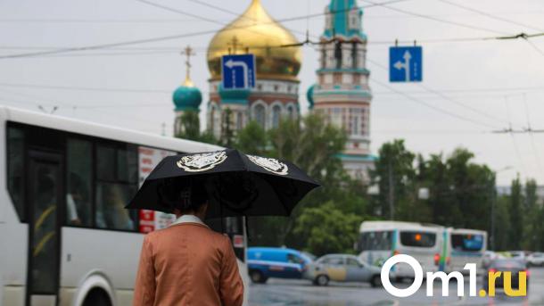 На Омскую область надвигаются ливни, грозы и шквалы