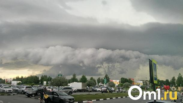 Омичам угрожают грозы и сильный ветер