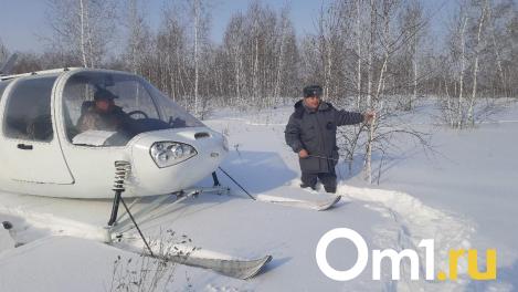 В Омской области инспекторы Россельхознадзора провели рейд на аэросанях
