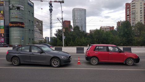 В Новосибирске два ребёнка попали в больницу после ДТП