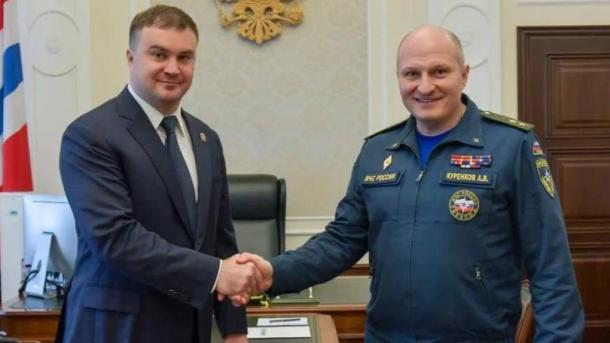 Паводок в Омской области обсудили Виталий Хоценко и Александр Куренков