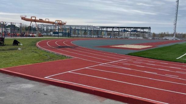 В посёлке Линёво завершено строительство нового стадиона