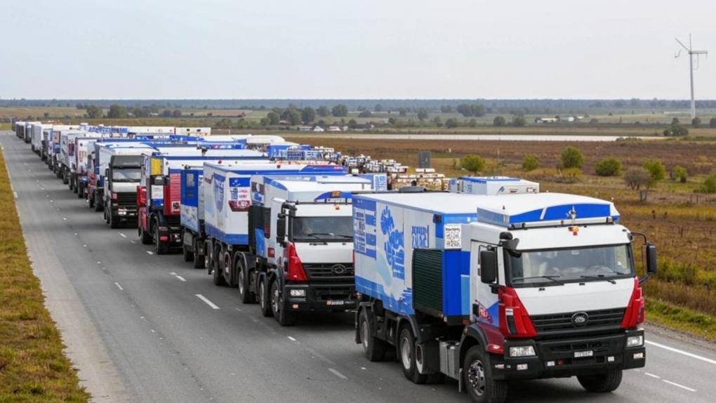 110 фур с гуманитарным грузом отправила Новосибирская область в зону СВО с начала года