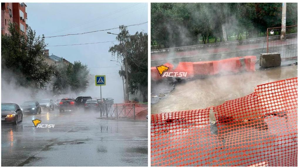 Без горячей воды осталось больше 60 домов в центре Новосибирска