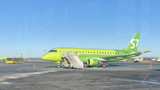 Самолёт не смог сесть в Толмачёво из-за странного предмета на полосе